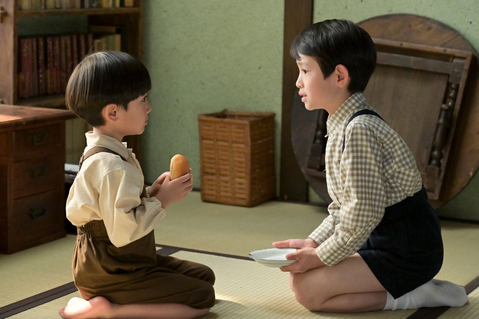 平山正剛、木村優来「あんぱん」第8話（C）NHK