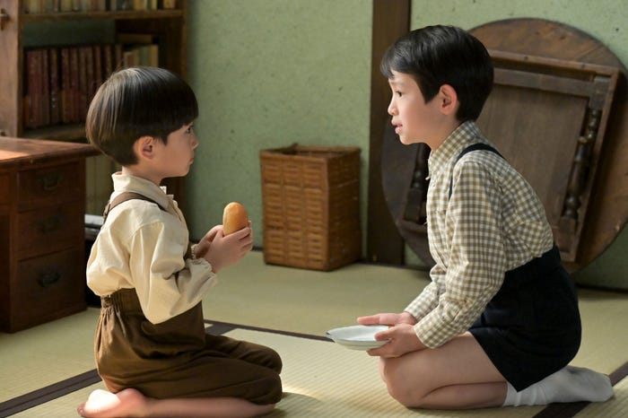 平山正剛、木村優来「あんぱん」第8話(C)NHK