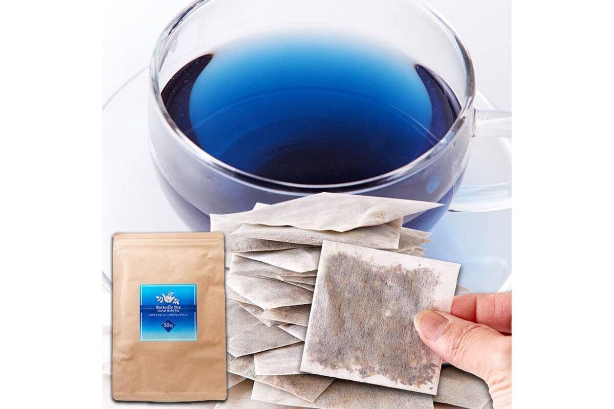 天然生活バタフライピーハーバルブレンドティー