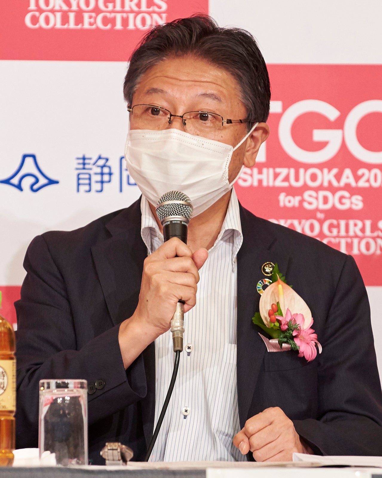 田辺信宏（静岡市市長）（C）SDGs推進 TGC しずおか 2023 by TOKYO GIRLS COLLECTION 記者発表会