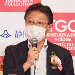 田辺信宏（静岡市市長）（C）SDGs推進 TGC しずおか 2023 by TOKYO GIRLS COLLECTION 記者発表会