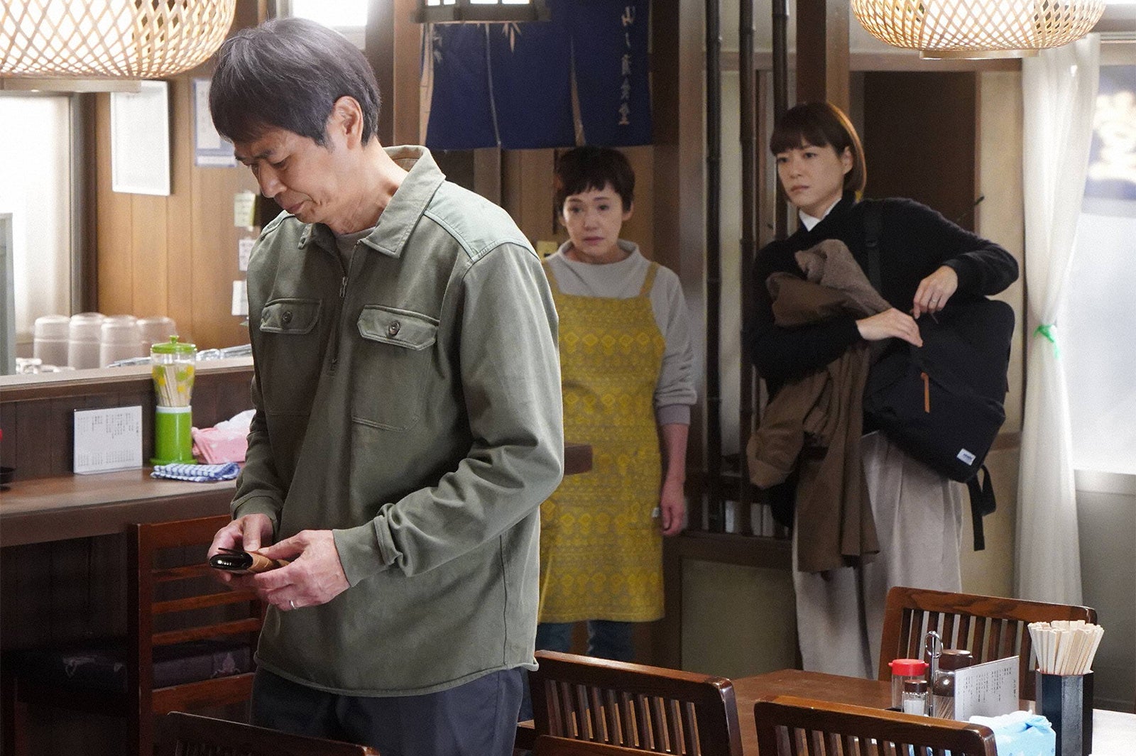 時任三郎、大竹しのぶ、上野樹里「監察医 朝顔」第11話より（C）フジテレビ