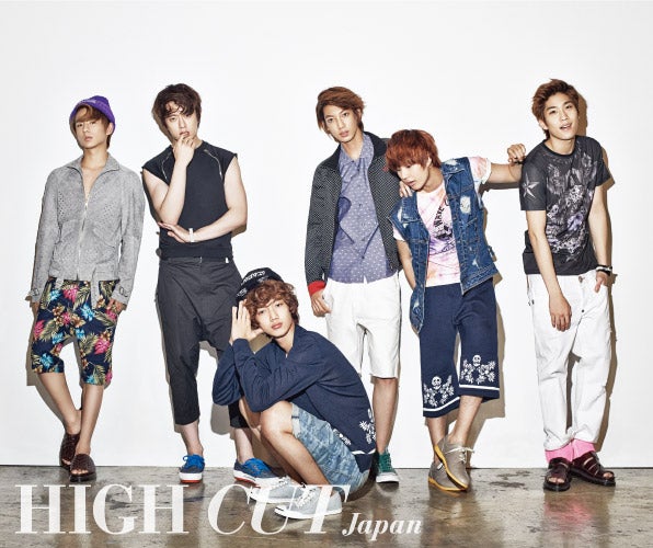 BOYFRIEND／「HIGH CUT JAPAN」vol.1／画像提供：小学館