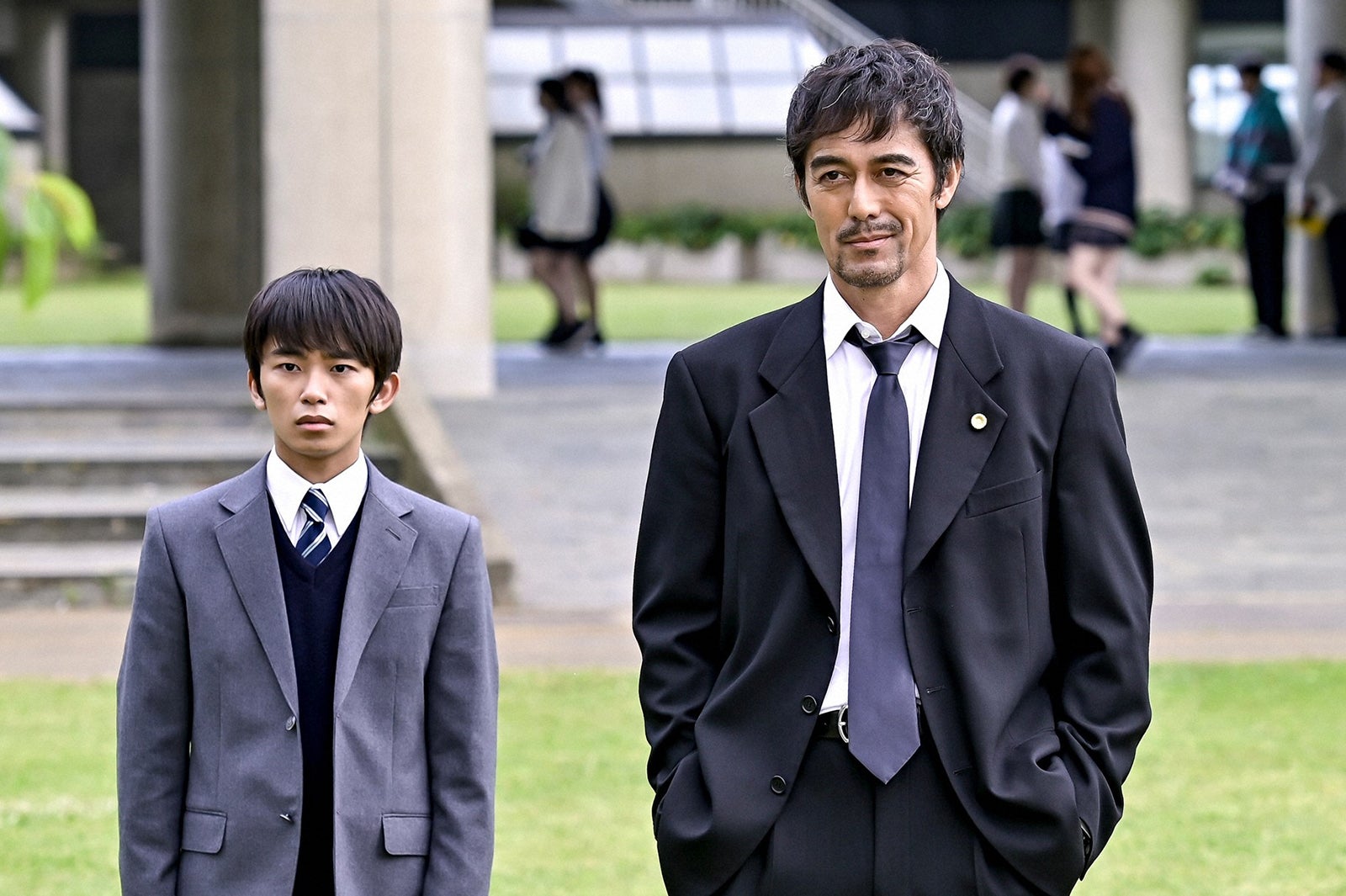 加藤清史郎、阿部寛「ドラゴン桜」第5話より（C）TBS