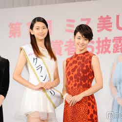 （左から）武井咲、是永瞳さん、剛力彩芽、河北麻友子 （C）モデルプレス