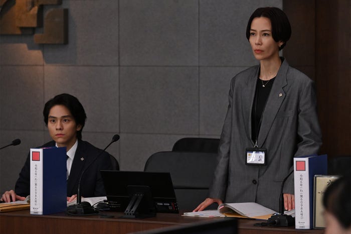 山下幸輝、木村佳乃「アンチヒーロー」第3話より(C)TBS