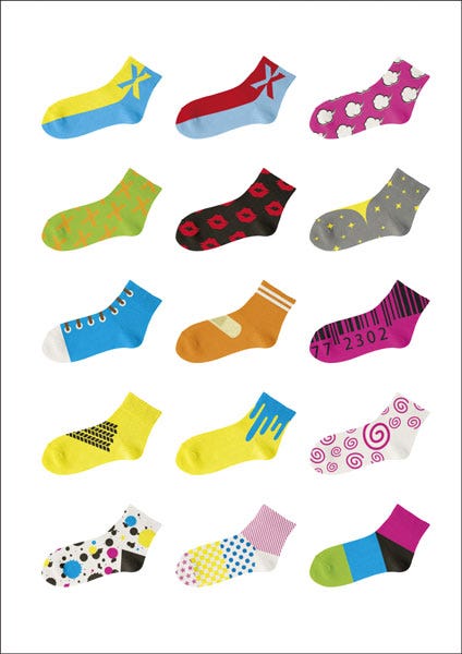 「オリジナルソックス」(15種類)※賞品画像はイメージです