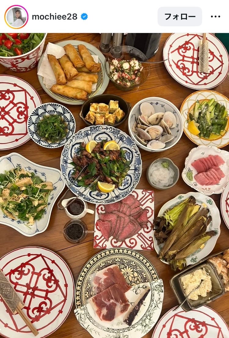 望月理恵アナInstagramより