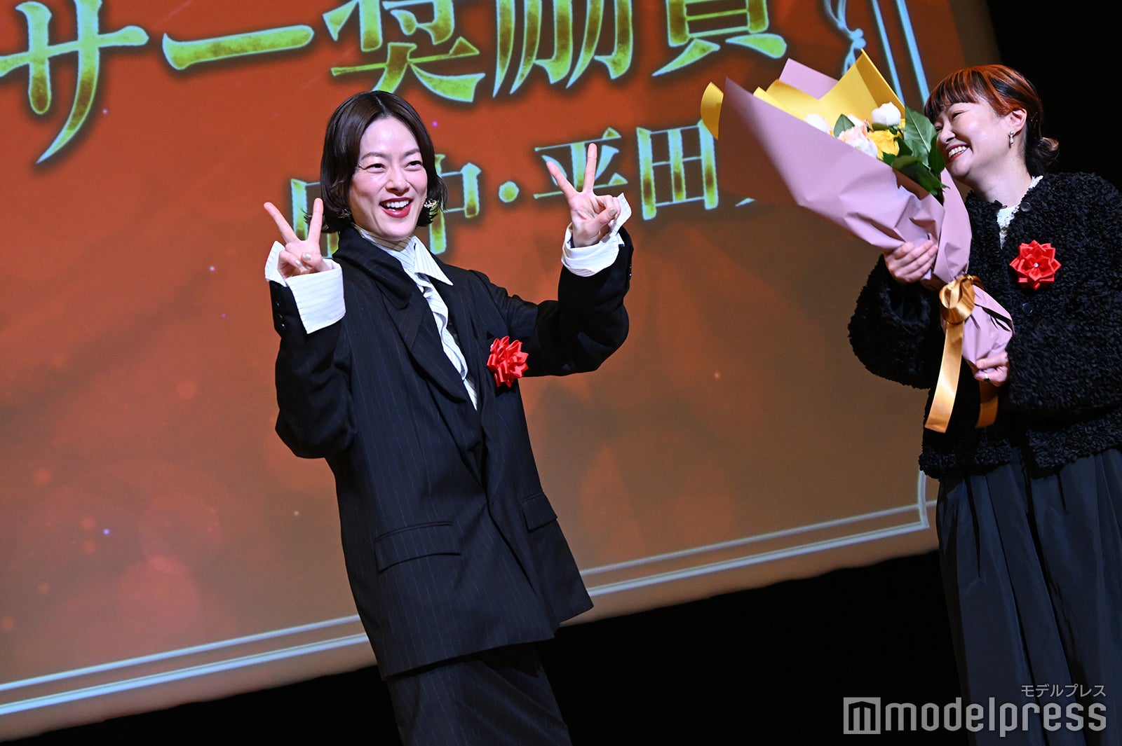 市川実日子「ホットスポット」プロデューサー祝福でピース “撮影はMAX10時間”現場のルール明かす【2026年エランドール賞】