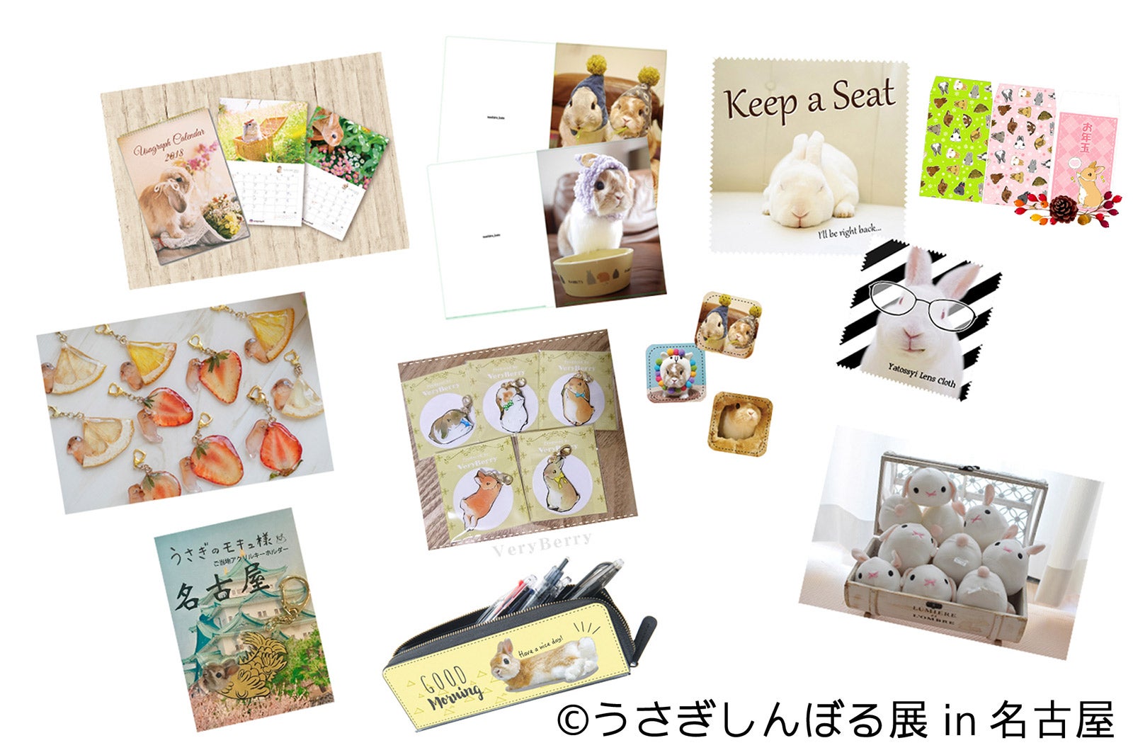 「うさぎしんぼる展 in 名古屋」／画像提供：株式会社BACON