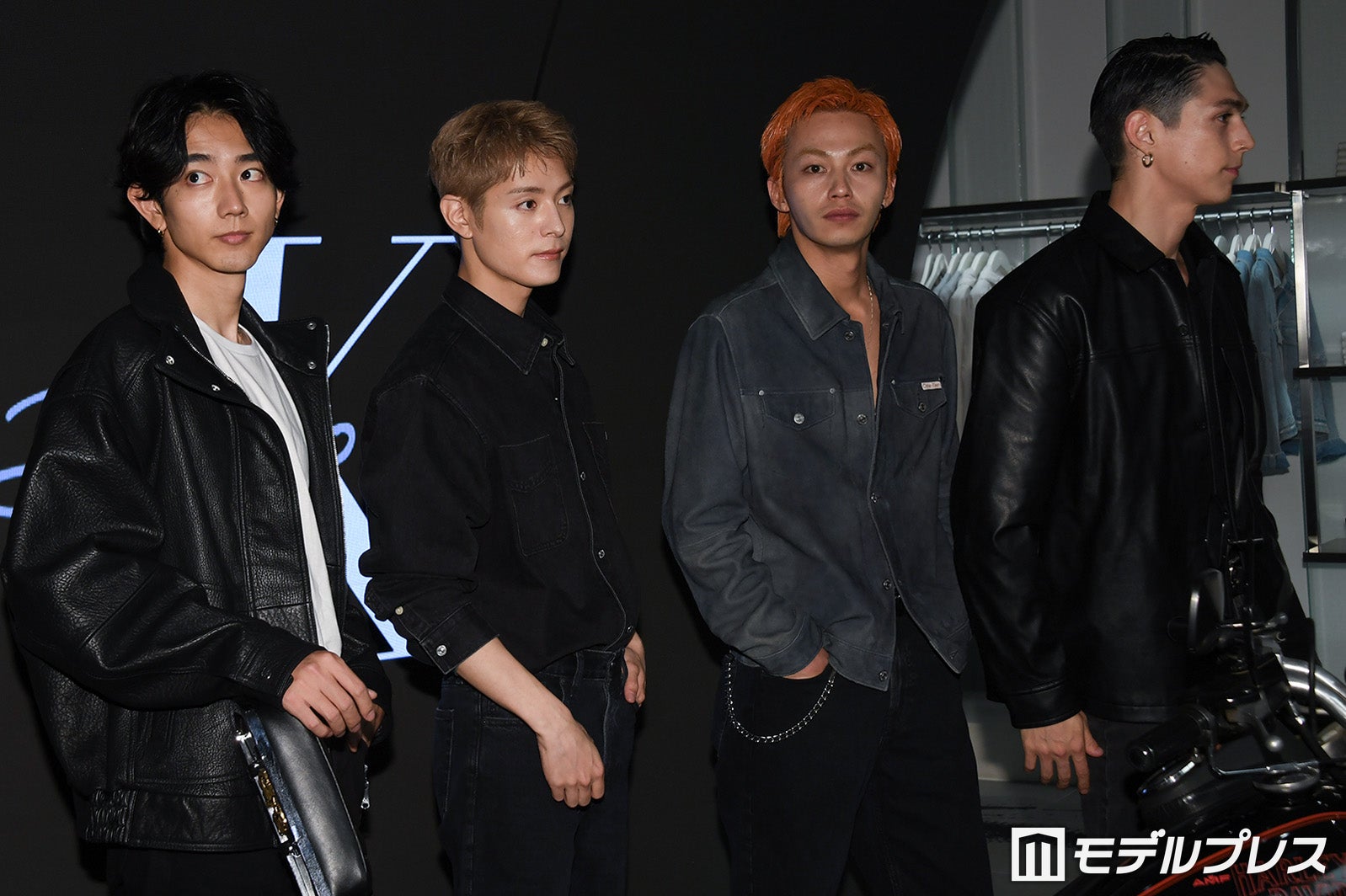 （左から）駒木根葵汰、塩野瑛久、高橋侃、モーガン蔵人（C）モデルプレス