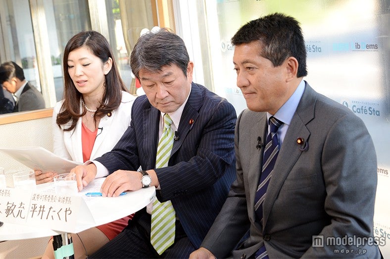 番組放送中の様子