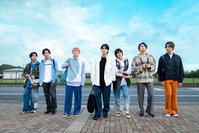 森愁斗、綱啓永、宮世琉弥、高橋文哉、山下幸輝、八村倫太郎、NOA 「君の花になる」第6話より(C)TBS
