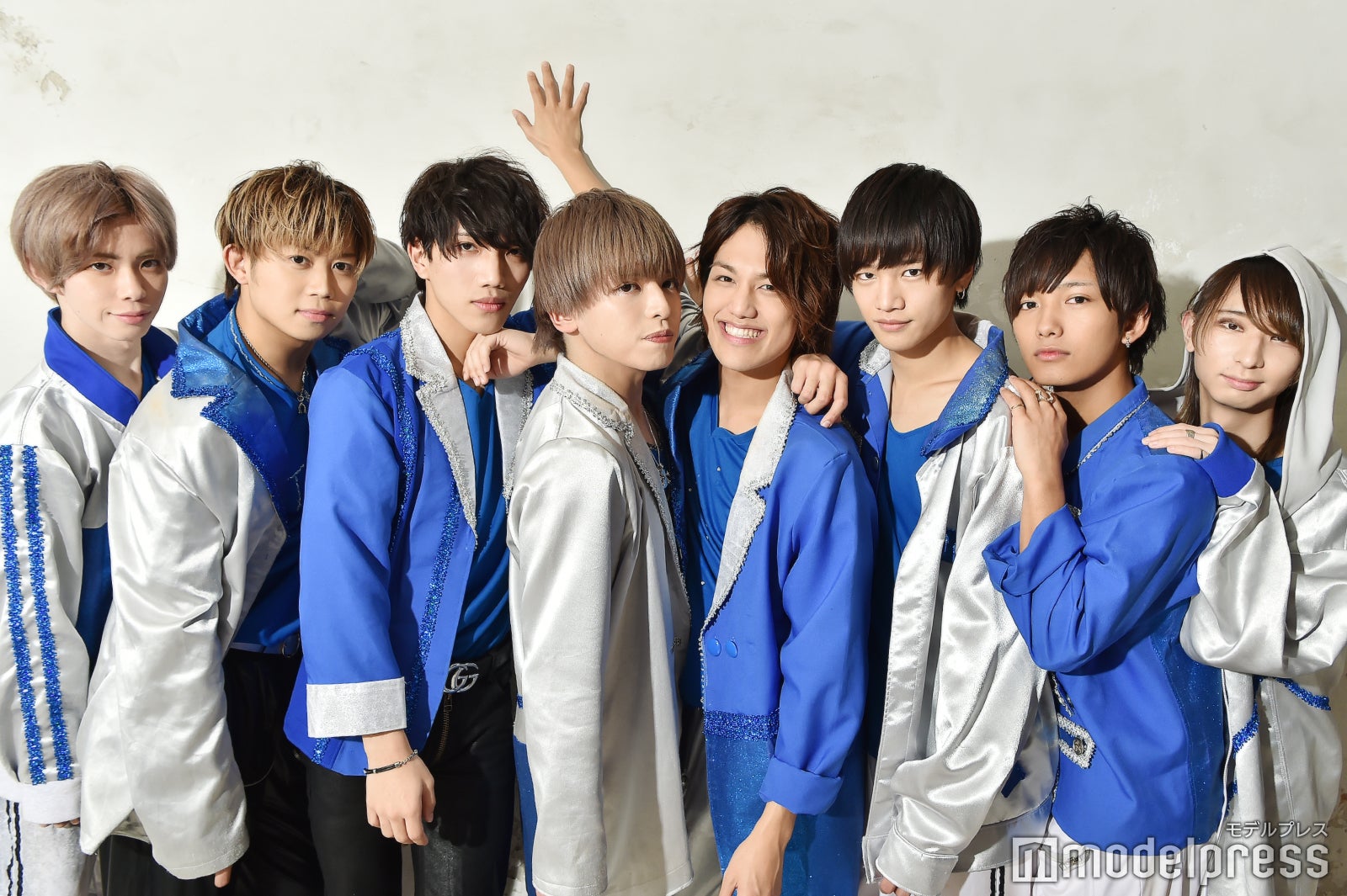 TRYZERO（左から）東条歩、海道ロバート、谷津翼、時音、TATSUYA、成瀬貴將、雨宮みさき、染谷柚太（C）モデルプレス