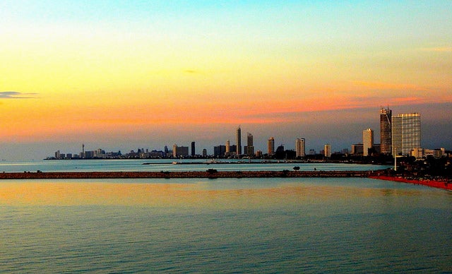 Red sky at night Jomtien by Rick2544