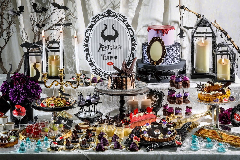 悪戯ヴィランズのハロウィンスイーツビュッフェ「Art Grace Of Terror」千葉&宮城で開催