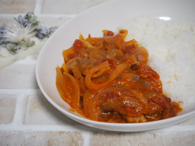 業スー鶏もも肉カレー