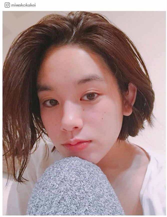 筧美和子、新ヘアで無防備ショット「すっぴん？」「天使」の声