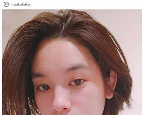筧美和子、新ヘアで無防備ショット「すっぴん?」「天使」の声