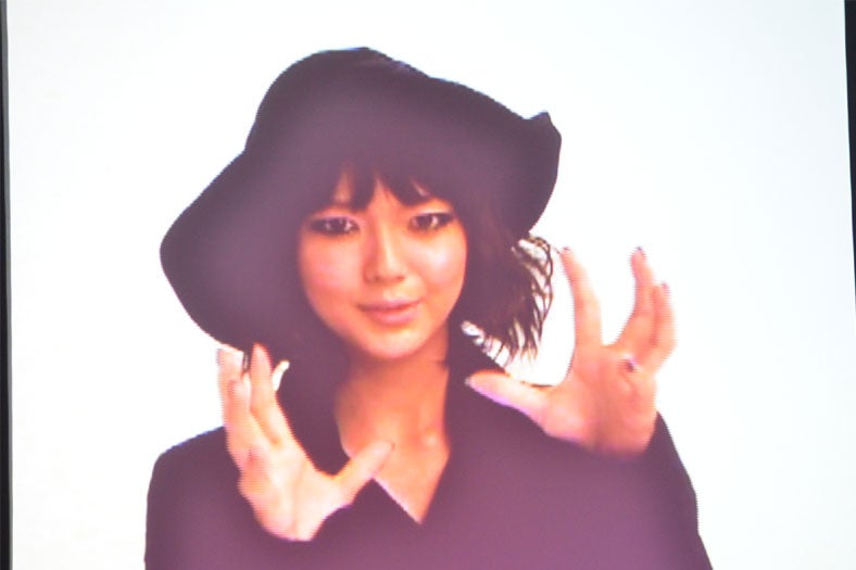 ビデオレターでメッセージを寄せた多部未華子