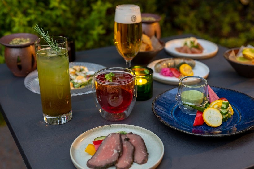 抹茶ビアテラス／画像提供：龍名館