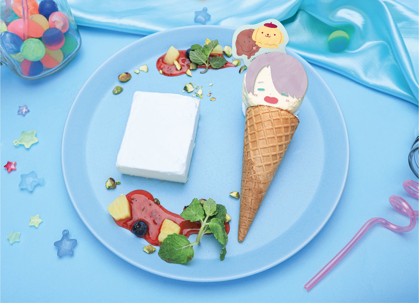 チーズケーキ＆アイスプレート 1,399円（提供画像）