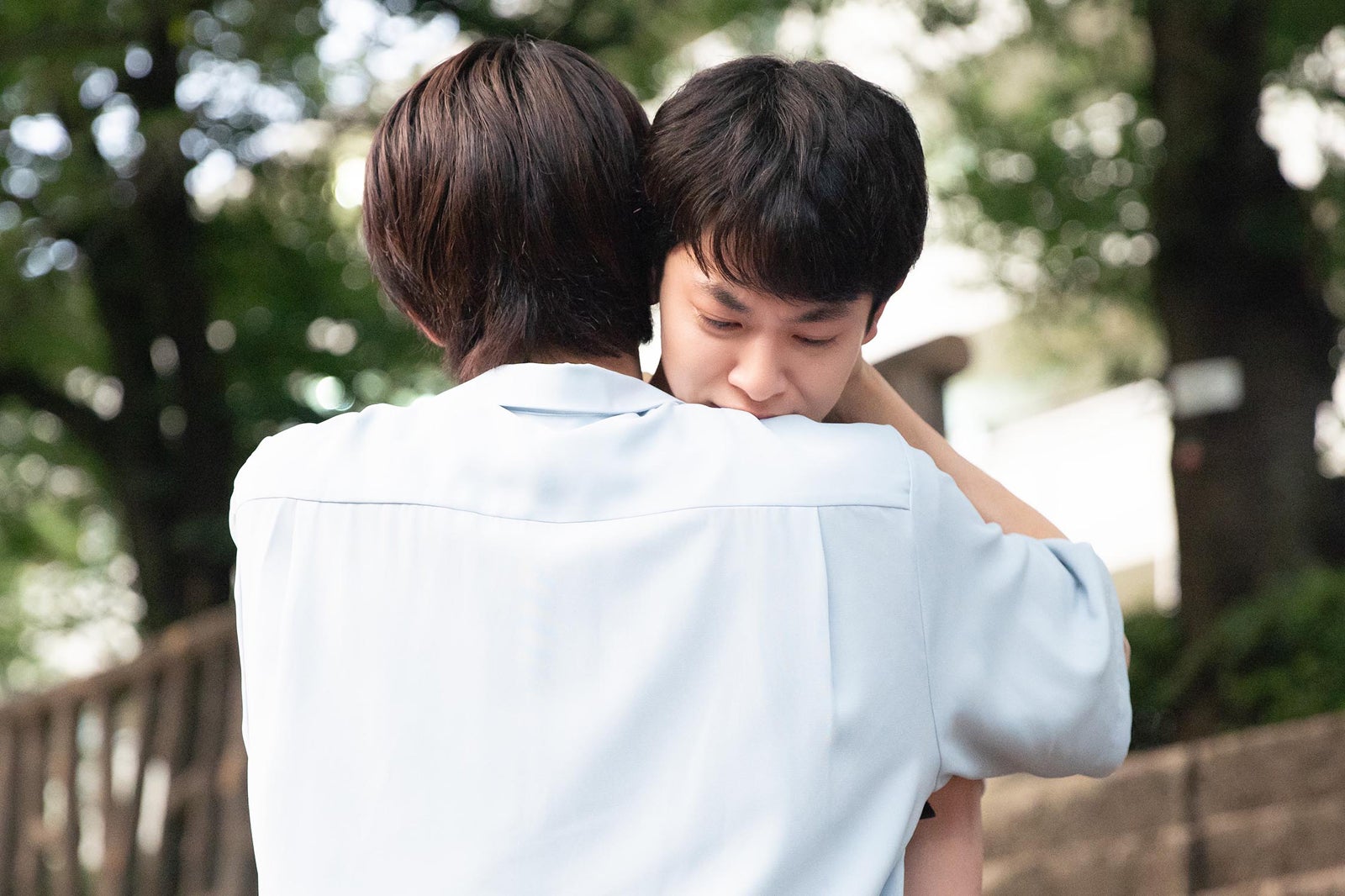 小林虎之介、中沢元紀「ひだまりが聴こえる」第11話より（C）「ひだまりが聴こえる」製作委員会