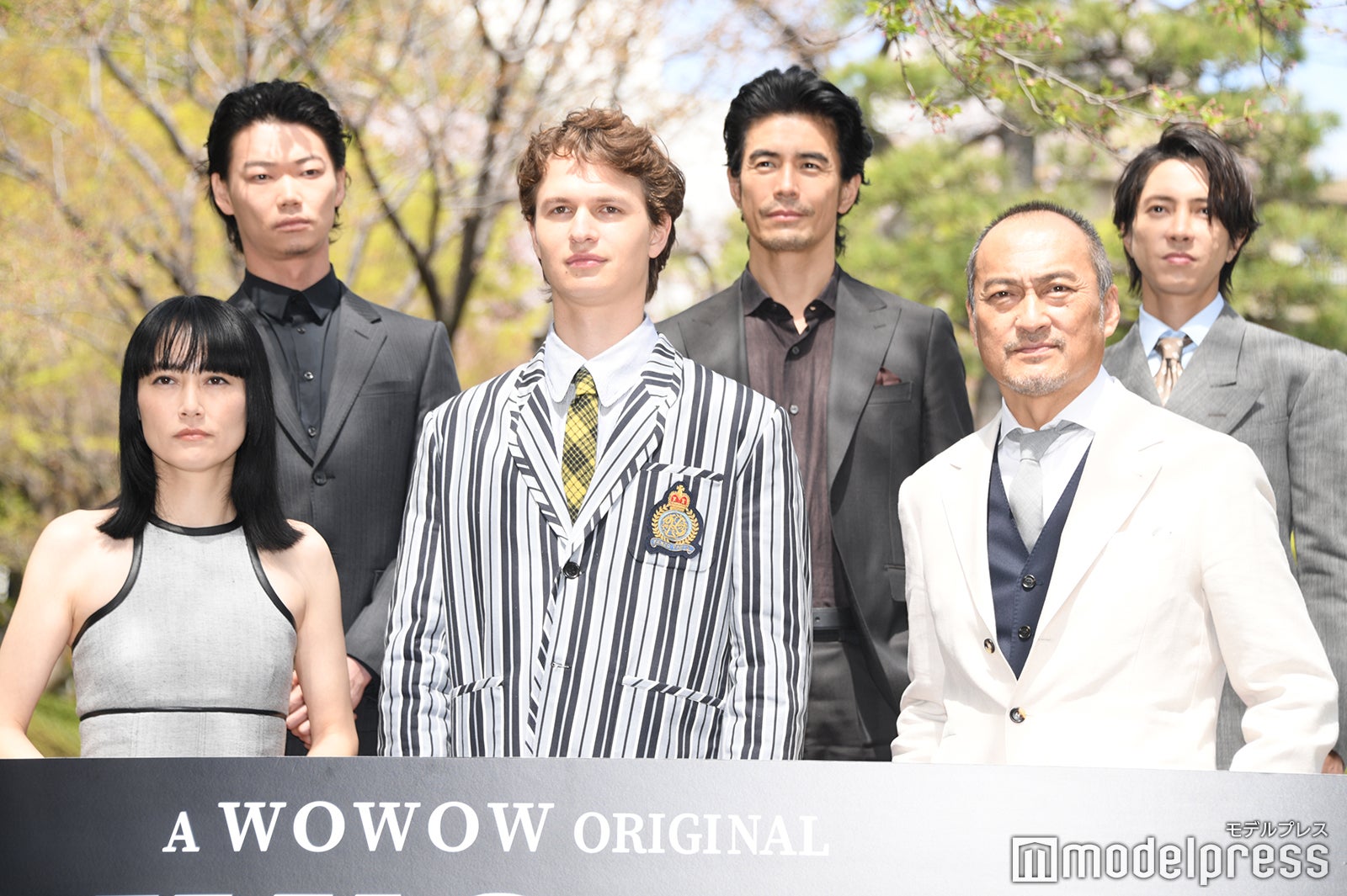 （下段左から）菊地凛子、アンセル・エルゴート、渡辺謙（上段左から）笠松将、伊藤英明、山下智久（C）モデルプレス