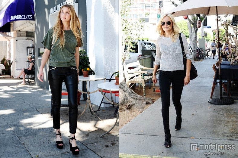 ホイットニー・ポート（左）やマリン・アッカーマン（右）ら海外セレブも愛用中／「GROWZE LOS ANGELES」（「MAGIC」2013S／Sにて）