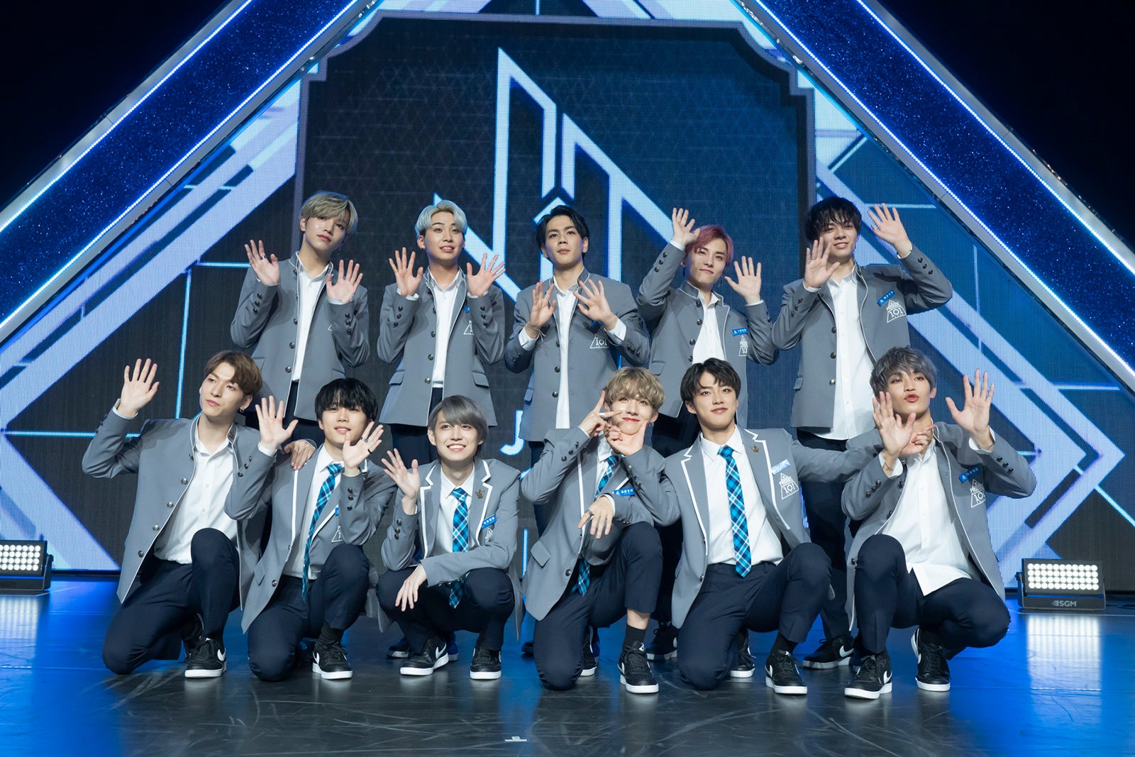 デビューメンバー決定時のJO1（C）LAPONE ENTERTAINMENT