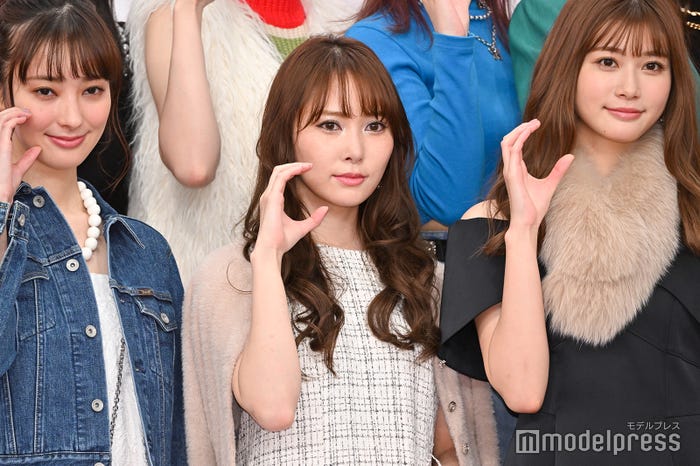 宮本茉由、加藤史帆、生見愛瑠/「CanCam 40th Birthday Night Vol.2」メディア取材会より(C)モデルプレス