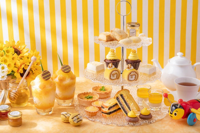 ハチミツづくしのアフタヌーンティー／画像提供：ストリングスホテル東京インターコンチネンタル