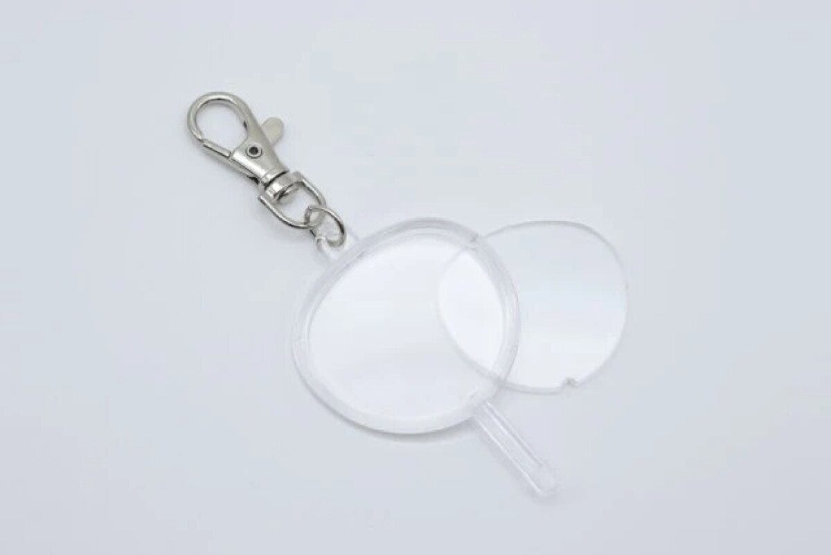 ダイソー うちわ型フォトキーホルダー ダイソー うちわ型フォトキーホルダー