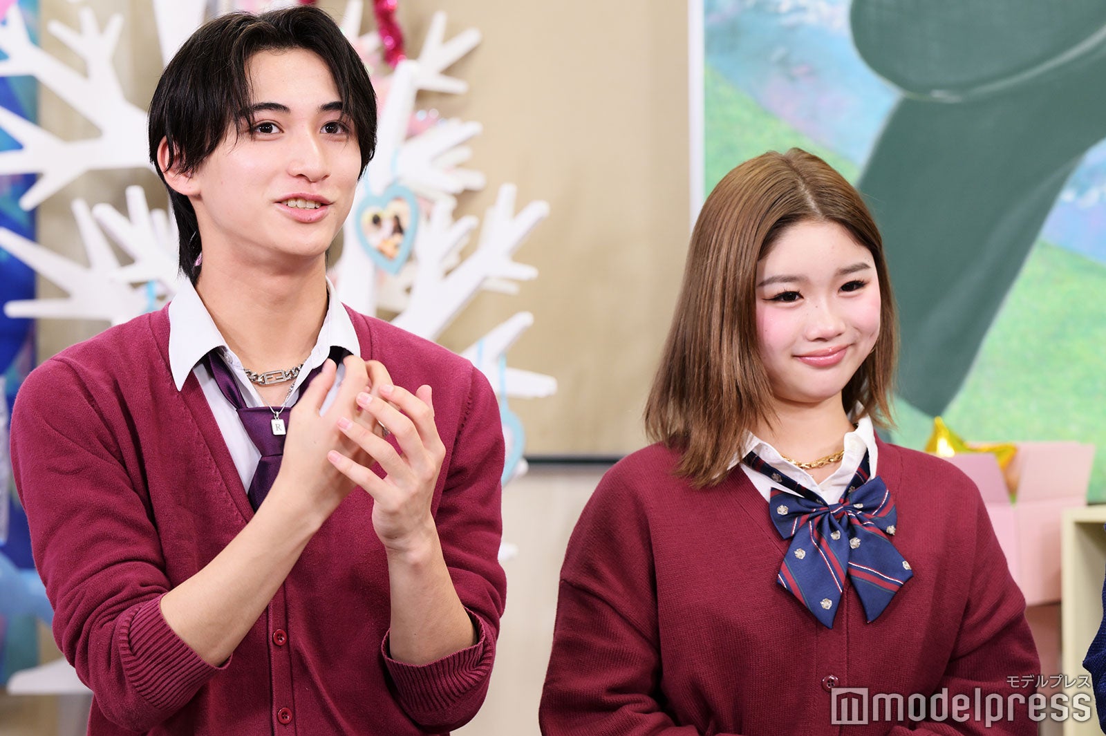 植野花道、中島結音（C）モデルプレス