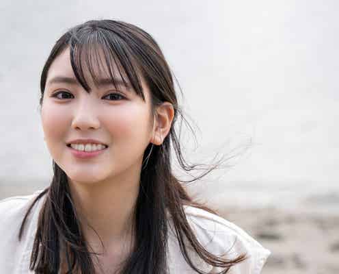 沢口愛華、美谷間チラリ お台場でデート気分堪能