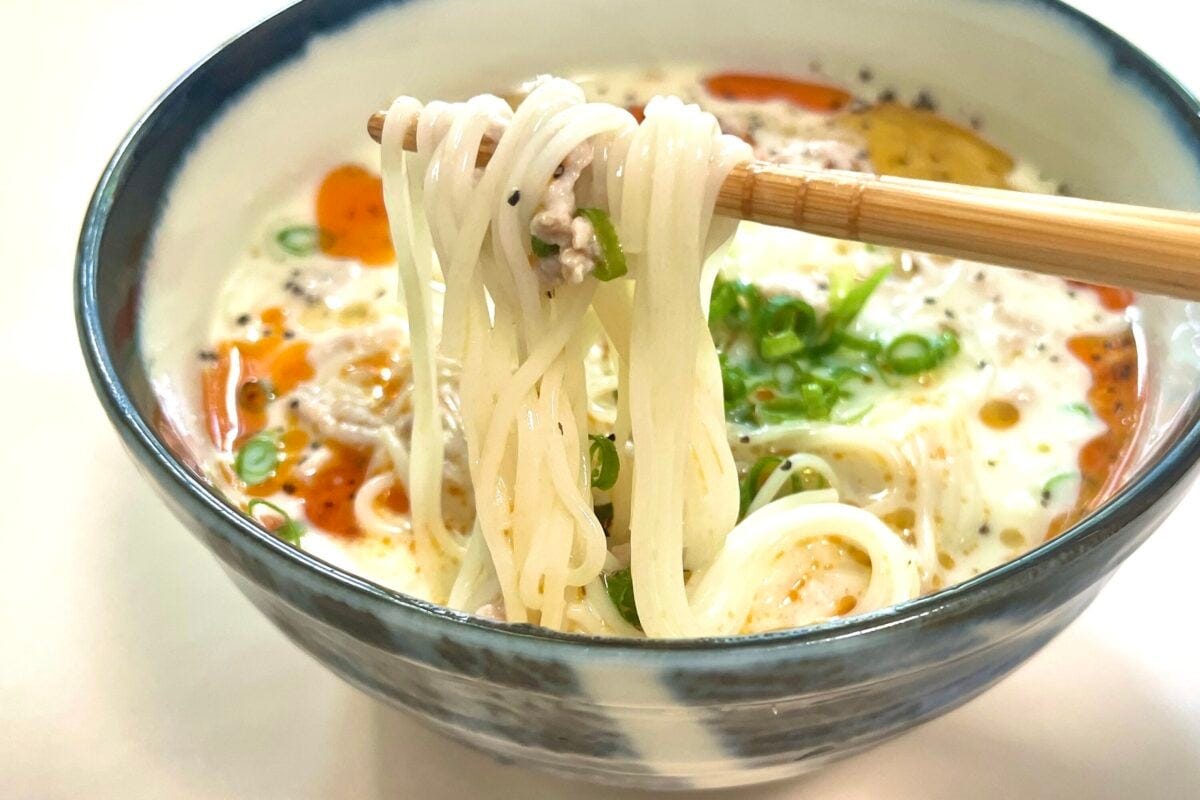 リュウジ 冷やし豆乳坦々そうめん