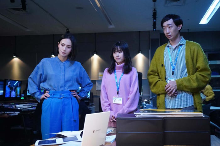 中谷美紀、福本莉子、大水洋介「ONE DAY~聖夜のから騒ぎ~」第6話より(C)フジテレビ