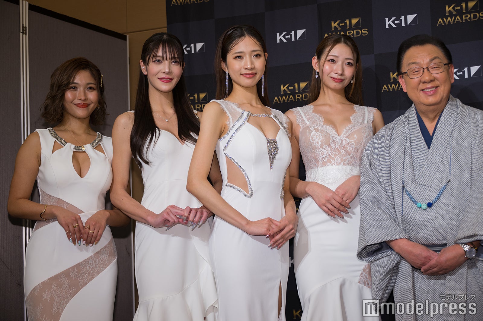 （左から）安藤京香、水神きき、宮野真菜、うらら、梅沢富美男（C）モデルプレス