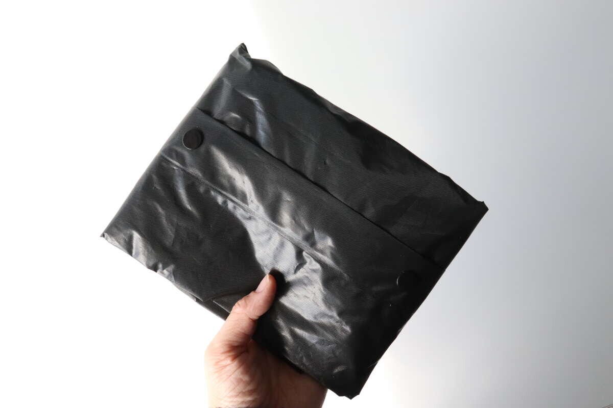 分離式レインジャケット（大人用、ブラック）