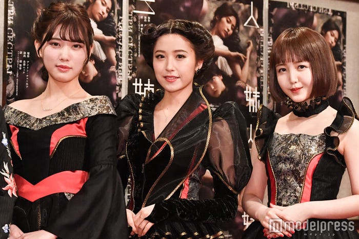 (左から)伊藤純奈、衛藤美彩、久保史緒里(C)モデルプレス