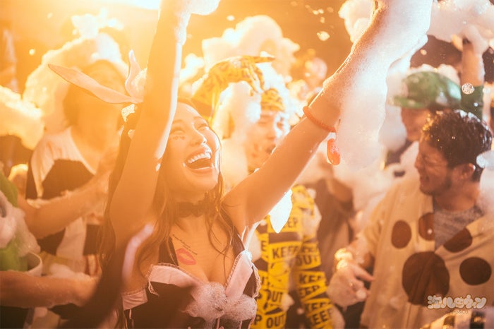 過去の泡ハロウィン／画像提供：アフロ＆コー