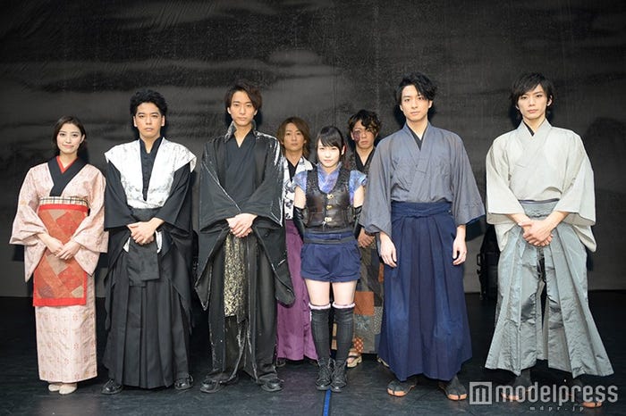 (後列左から)町田慎吾、早乙女友貴(前列左から)岡本あずさ、佐藤汛、浅香航大、川栄李奈、渡部秀、久保田秀敏(C)モデルプレス