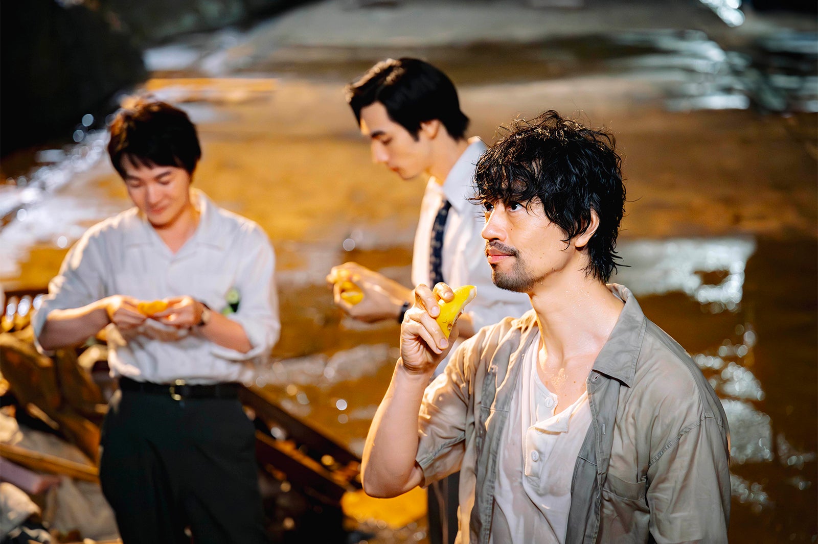 神木隆之介、清水尋也、斎藤工「海に眠るダイヤモンド」第4話（C）TBSスパークル／TBS