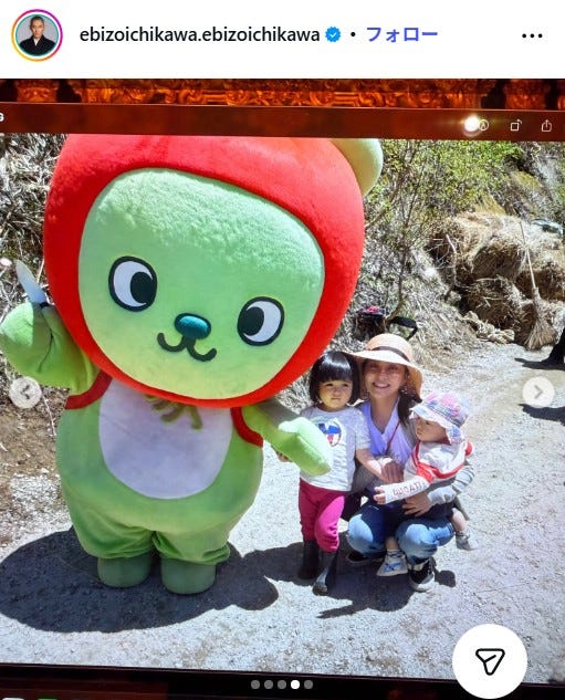 市川團十郎白猿Instagramより