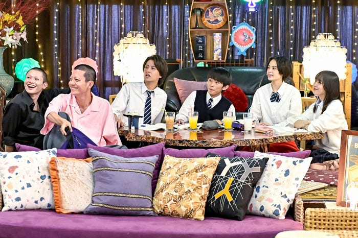 西垣匠、西山潤、高橋海人、加藤清史郎、平手友梨奈、南沙良「ドラゴン桜」第8話より(C)TBS