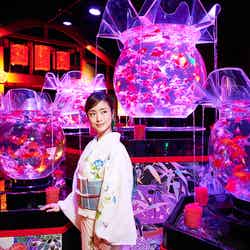 オープニング広報大使の上戸彩/画像提供:アートアクアリウム製作委員会