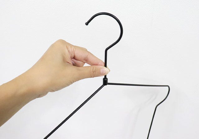 一体型おしゃれ着ハンガー（大人用）　フック