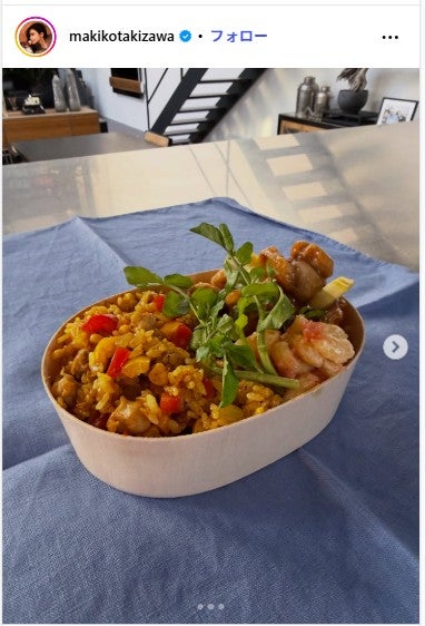 滝沢眞規子Instagramより