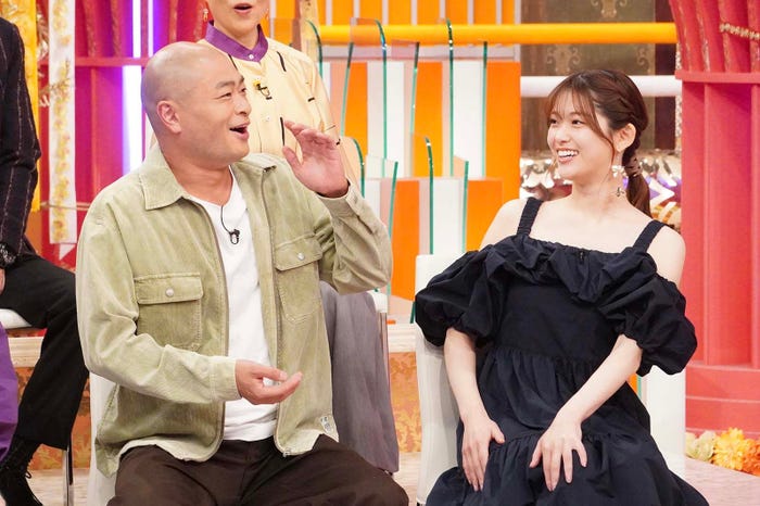 あばれる君、松村沙友理(C)フジテレビ