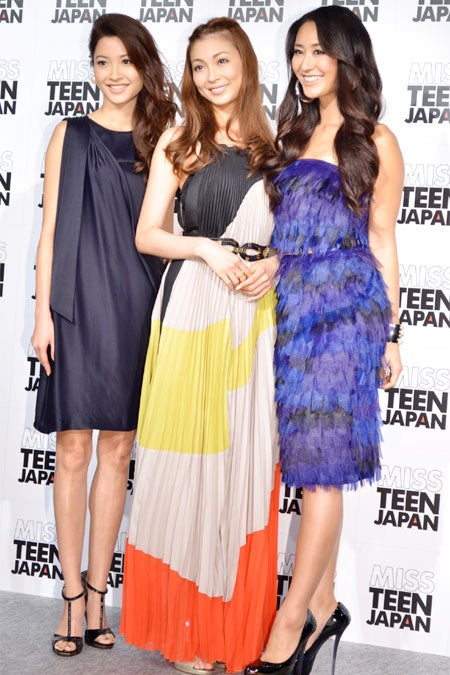 左から：絵美里、押切もえ、神山まりあさん